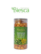 Biesca Makhana Premium Organic Fox Nuts for Healthy Snacking & Wellness (Pack Of 2, JALAPENOS & PERI PERI)|B0DRYWDWYG