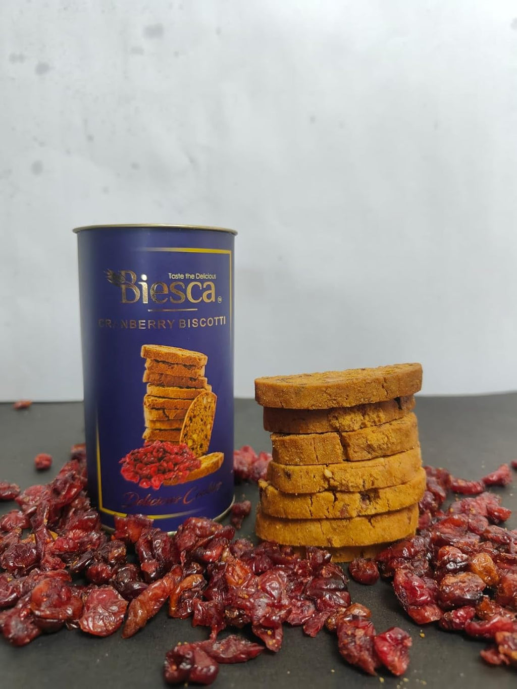 Biesca Cranberry Biscotti Cookies 135g