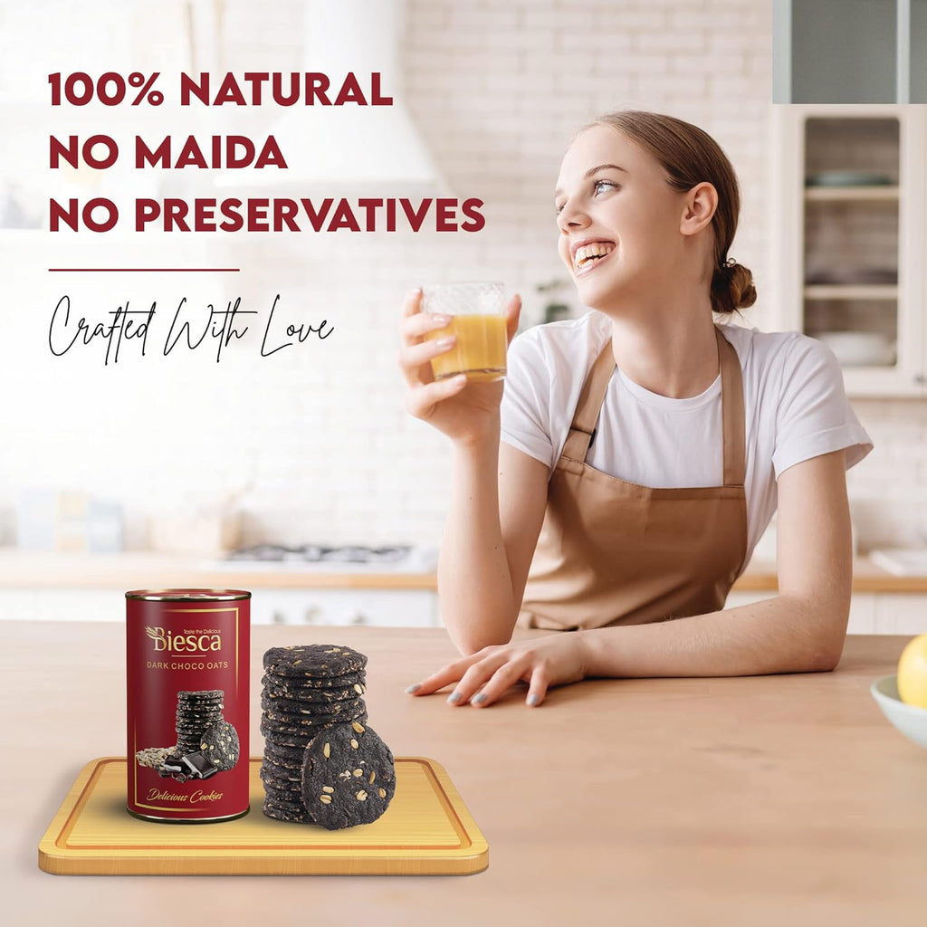 Biesca Dark Choco Oats Cookies