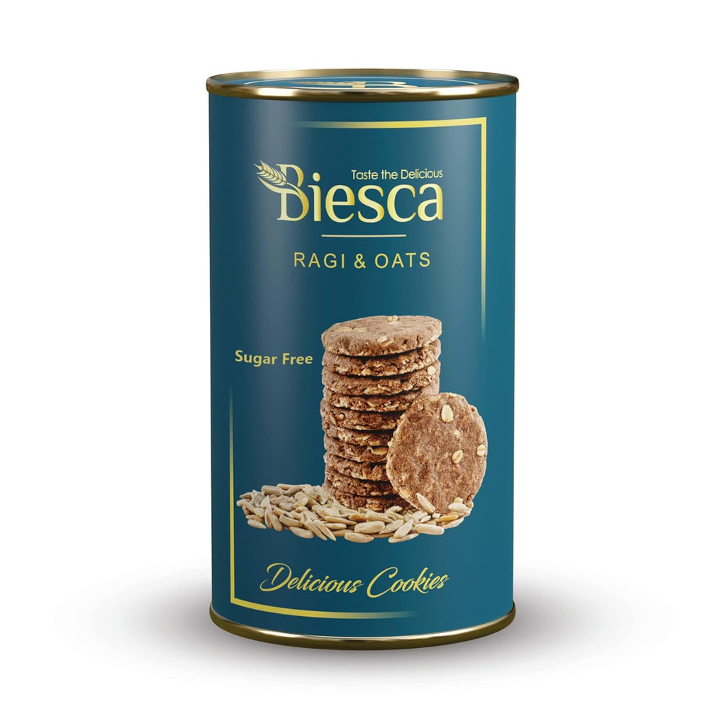 Biesca Ragi & Oats Cookies Sugar Free Cookies