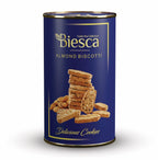 Biesca Almond Biscotti Cookies with Butter 135g, Delicious and Crunchy, Premium Handmade Nut Biscotti, No Maida, No Preservatives, Healthy Snack, Eggless