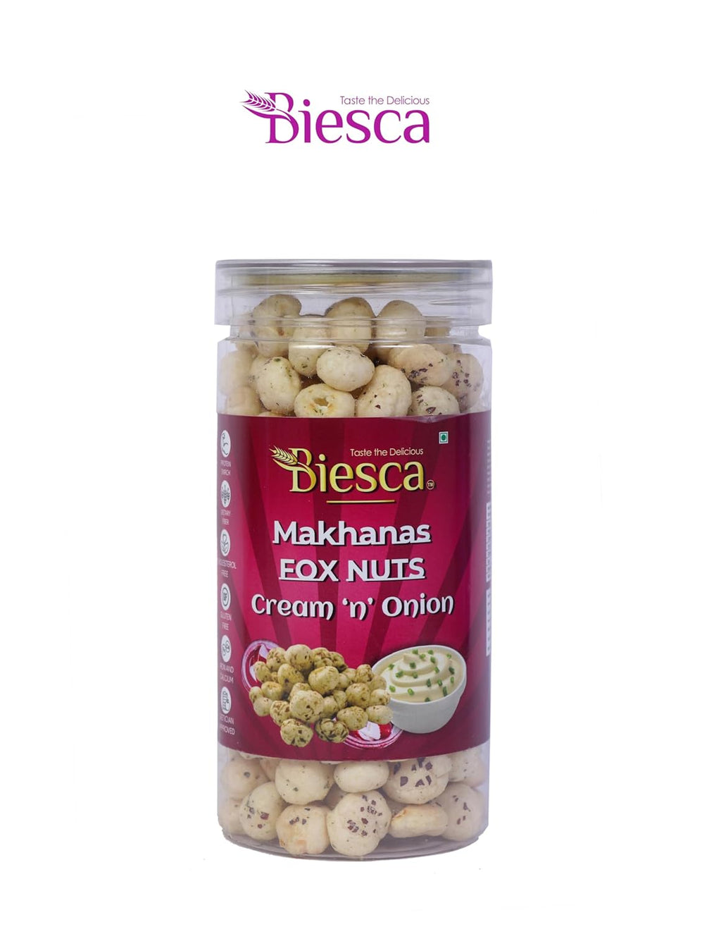 Biesca Cream'n'onion Makhana