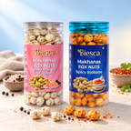 Biesca Makhana (Pack Of 2, Spicy Indiana & Himalayan Salt & Pepper)