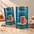 Biesca Ragi & Oats Sugar Free Cookies Gift Combo – Pack of 2 (180g each)