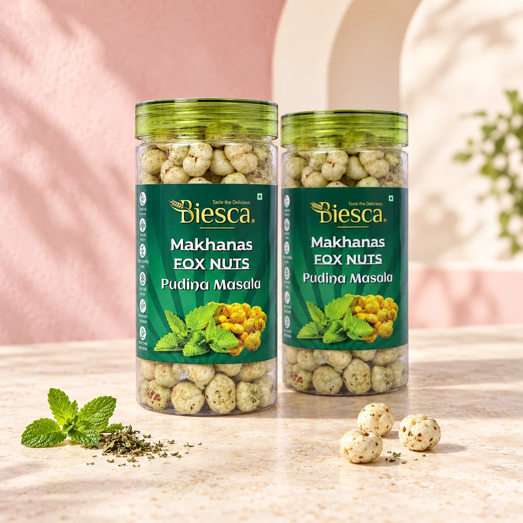 Biesca Pudina Masala Makhana combo – 2 jars