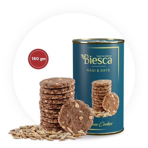 Biesca Ragi & Oats Cookies Sugar Free Cookies