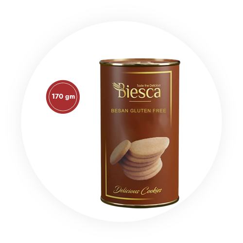 Biesca Besan Cookies 170g Gluten and Maida Free Cookie